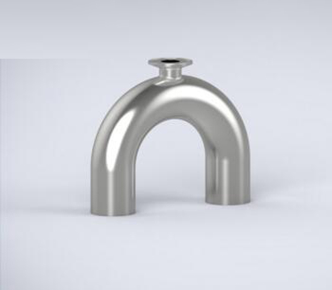 焊卡异径180°三通