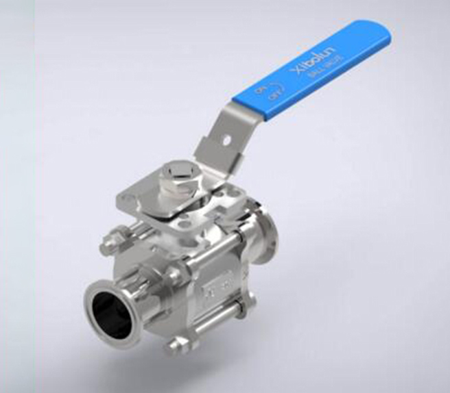 卡式三片式球阀